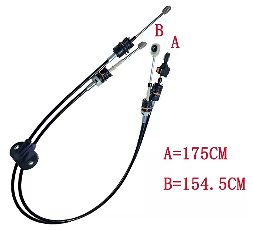 CABLE SELECTOR DE VELOCIDADES FIESTA 1.6 2002-2010 2 CABLES 175CM, 154 CM